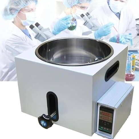 2L/3L/5L Digital Laboratory Water Bath with PID Control, Stainless Steel Liner, Oil & Water Heating, Up to 250℃, Ideal for Chemistry Experiments in Kuwait