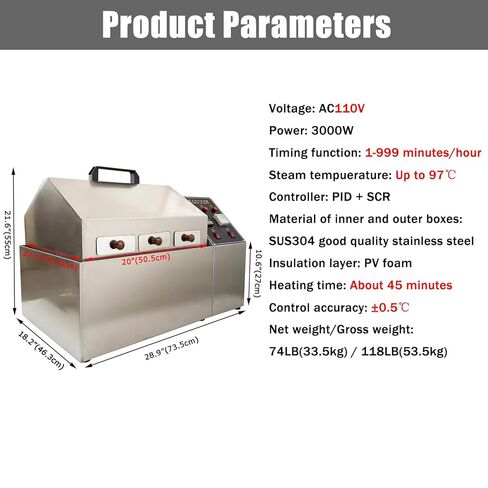 غرفة اختبار شيخوخة البخار، عنصر الطلاء الكهربائي، محاكاة الحياة، آلة اختبار البيئة، الفولاذ المقاوم للصدأ ± 0.5 درجة مئوية، دقة التحكم 110 فولت 3000 وات in Kuwait