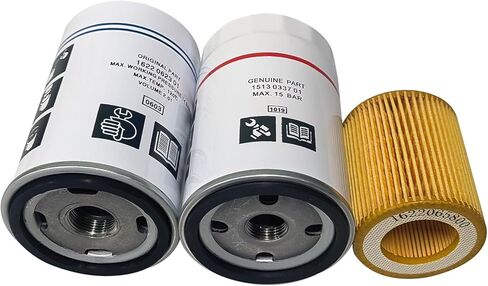 طقم فلتر 2901086501 متوافق مع قطع غيار الضاغط GX2 GX3 GX4 GX5 1622062301 فاصل الزيت + 1513033701 فلتر الزيت + 1622065800 فلتر الهواء in Kuwait