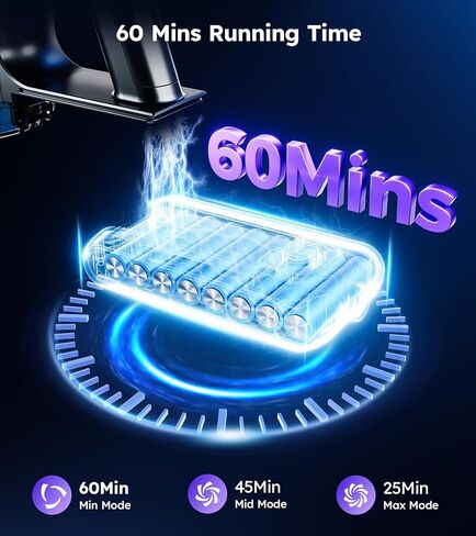 مكنسة كهربائية لاسلكية، مكنسة كهربائية مطورة بقدرة 550 وات 45 كيلو باسكال 60 دقيقة للمنزل، مكنسة كهربائية قائمة بذاتها مع شاشة LED، مكنسة كهربائية لاسلكية خفيفة الوزن مضادة للتشابك 8 في 1 لسجاد شعر الحيوانات الأليفة والأرضيات الصلبة in Kuwait