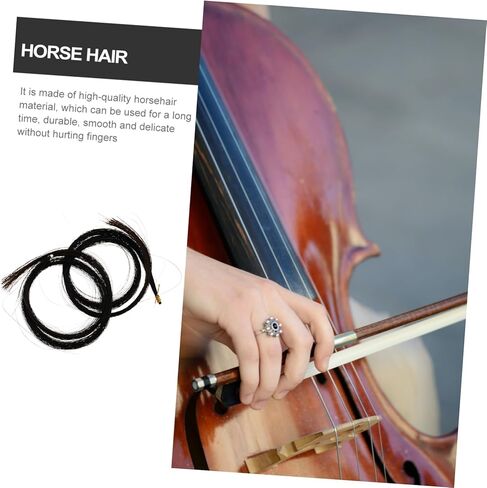 Bundles of Horse Hair for Bow Replacement Suitable for Students Beginners for Home Practice Rooms for Repairing Bows in Saudi Arabia