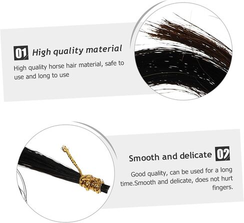 Bundles of Horse Hair for Bow Replacement Suitable for Students Beginners for Home Practice Rooms for Repairing Bows in Saudi Arabia