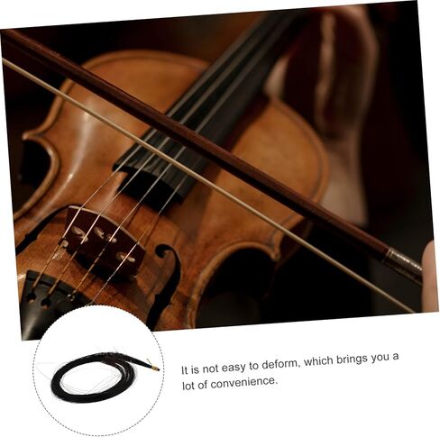 Hemoton 2pcs Bundles of Bow Hair Durable High- Horse Hair for String Instrument Bow Repairs for Musicians and Instrument Makers in Saudi Arabia