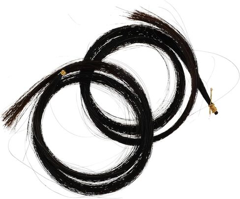 Professional Viola Bow Hairs Hair for Violin Bow Creative Violin Accessories Black in Saudi Arabia