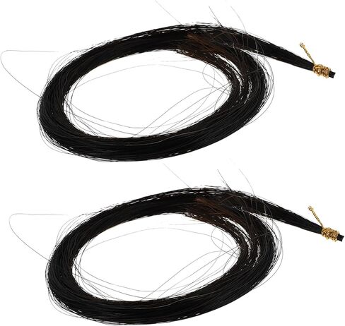 TOYANDONA 2pcs Portable Horse Hair for Bow Replacement Durable and Long-lasting Accessories for Home School and Practice Use in Kuwait