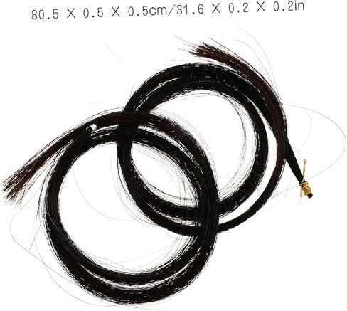 TOYANDONA 2pcs Portable Horse Hair for Bow Replacement Durable and Long-lasting Accessories for Home School and Practice Use in Kuwait