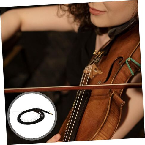 TOYANDONA 2pcs Portable Horse Hair for Bow Replacement Durable and Long-lasting Accessories for Home School and Practice Use in Kuwait