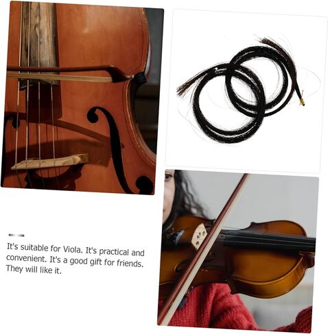 Generic 2pcs Bundles Hair for Bow Replacement for Your Accessories for Musicians and Music Lovers in Saudi Arabia