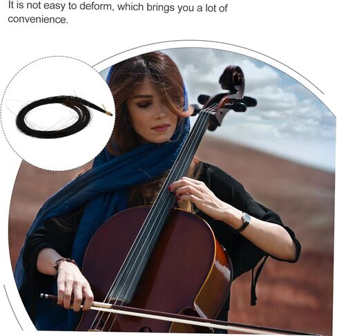 Generic 2pcs Bundles Hair for Bow Replacement for Your Accessories for Musicians and Music Lovers in Saudi Arabia