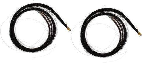 2pcs Bundles of Professional Bow Hair for Instrument Repair Mongolian Horse Hair for Enhanced Grip and Expressive Tone Accessory for Supplies in Saudi Arabia