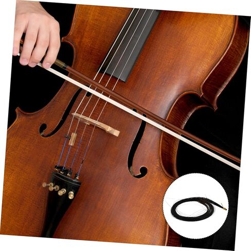 2pcs Bundles of Professional Bow Hair for Instrument Repair Mongolian Horse Hair for Enhanced Grip and Expressive Tone Accessory for Supplies in Saudi Arabia