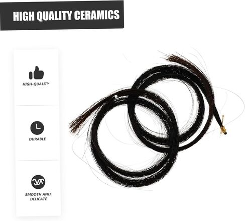 2pcs Bundles of Professional Bow Hair for Instrument Repair Mongolian Horse Hair for Enhanced Grip and Expressive Tone Accessory for Supplies in Saudi Arabia
