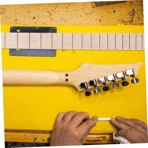 Garneck Electric Guitar Fretboard Replacement Frets Maple Neck Dots for Precise Playability for Versatile Music Styles and Easy Installation in Saudi Arabia
