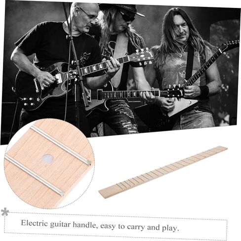 ERINGOGO Guitar Fretboard Electric Guitar Parts 21 Frets Fingerboard Replacement in Saudi Arabia