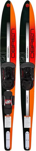 O’Brien Performer 68″ Combo Waterskis – Adult Slalom & Combo Water Skis with Z8 Lace-Up Adjustable Bindings, Dual Tunnel Stability, Nylon Fins in Saudi Arabia