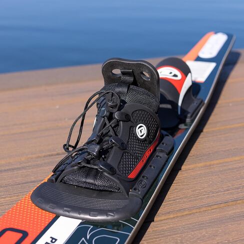 O’Brien Performer 68″ Combo Waterskis – Adult Slalom & Combo Water Skis with Z8 Lace-Up Adjustable Bindings, Dual Tunnel Stability, Nylon Fins in Saudi Arabia