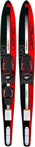O’Brien Celebrity 64″ Combo Waterskis – Smaller Combo Skis for Lighter Skiers, 64" (162 cm) with Jr. X-7 Adjustable Bindings, Dual-Tunnel Design & Nylon Fins in Saudi Arabia