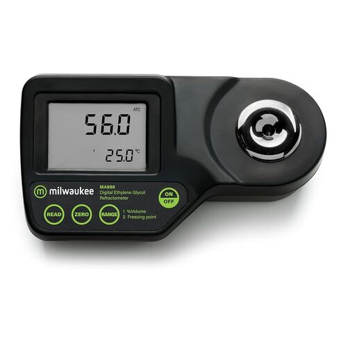 Milwaukee Ethylene Glycol Digital Refractometer with Carrying Case - MA888BOX in Saudi Arabia
