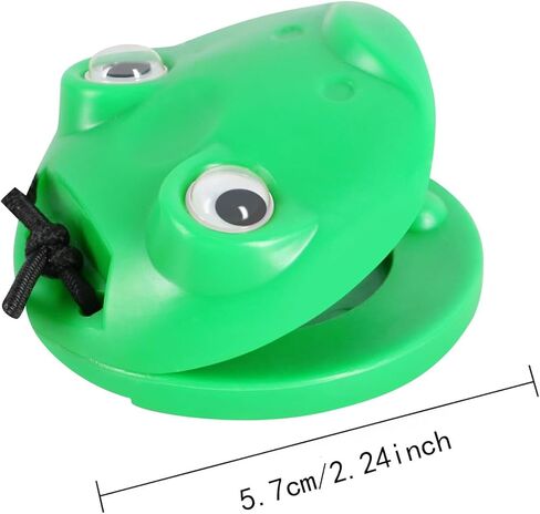 6Pcs Frog Castanets Musical Instruments Finger Percussion for Kids Adults Classroom Music in Saudi Arabia