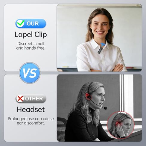 Moman Voice Amplifier for Teachers with Wireless Lavalier Microphone, Zero Whistling, Low Latency, Portable Meagaphone Speaker Mic for Classroom Meeting in Saudi Arabia