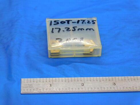 2pcs New AMEC 17.25mm Series #0 150T-17.25 TiN Coated Cobalt Spade Drill Inserts - DE1064AA3 in Kuwait