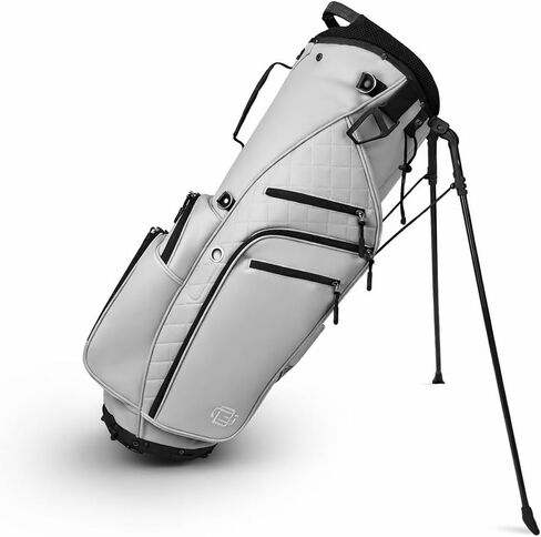 Luxury Golf Stand Bag – 14-Way Divider, 7 Pockets, Lightweight Construction – Premium Design for Superior Organization, Comfort, and Durability (Gray) in Kuwait