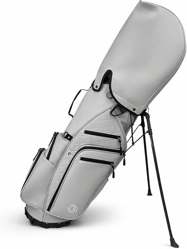 Luxury Golf Stand Bag – 14-Way Divider, 7 Pockets, Lightweight Construction – Premium Design for Superior Organization, Comfort, and Durability (Gray) in Kuwait