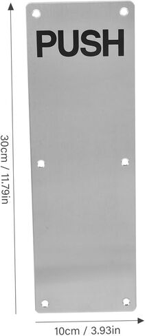 Stainless Steel Fire Door Sliding Panel Push Plates for Doors Accessory in Saudi Arabia