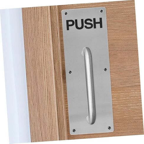 Stainless Steel Fire Door Sliding Panel Push Plates for Doors Accessory in Saudi Arabia