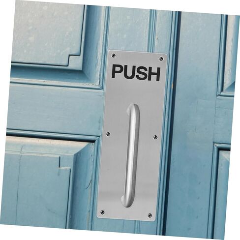 Stainless Steel Fire Door Sliding Panel Push Plates for Doors Accessory in Saudi Arabia