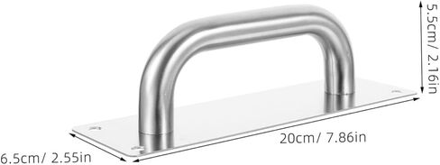 DOITOOL 2pcs Fire Door Pull Handles Modern Push Pull Plate Design for Commercial and Passage Doors Easy to Use and Install Finish in Saudi Arabia