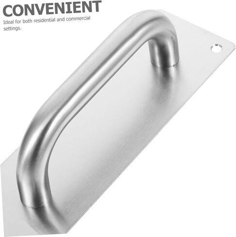 DOITOOL 2pcs Fire Door Pull Handles Modern Push Pull Plate Design for Commercial and Passage Doors Easy to Use and Install Finish in Saudi Arabia