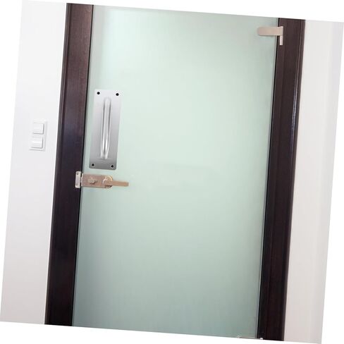 DOITOOL 2pcs Fire Door Pull Handles Modern Push Pull Plate Design for Commercial and Passage Doors Easy to Use and Install Finish in Saudi Arabia