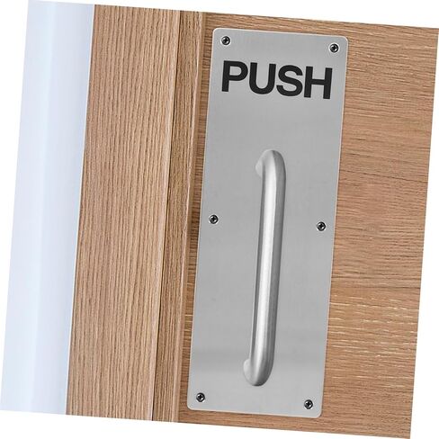 TEHAUX Stainless Steel Push Plate for Doors Material Easy Use Door Handle Plate Push Marking in Saudi Arabia