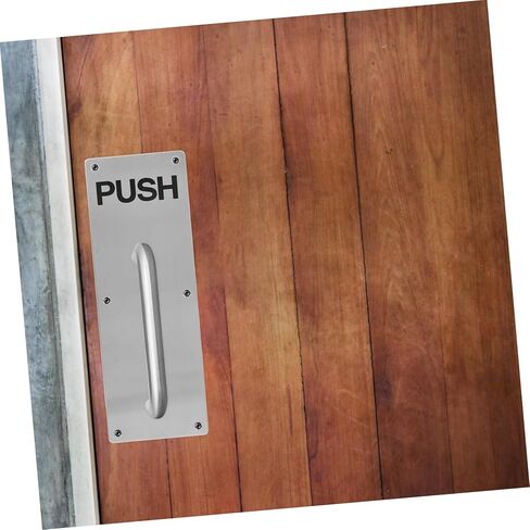 TEHAUX Stainless Steel Push Plate for Doors Material Easy Use Door Handle Plate Push Marking in Saudi Arabia