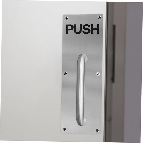 TEHAUX Stainless Steel Push Plate for Doors Material Easy Use Door Handle Plate Push Marking in Saudi Arabia