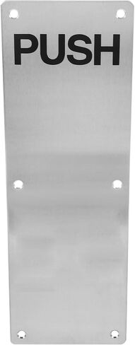 TEHAUX Stainless Steel Push Plate for Doors Fire Door Handle Durable Material Easy to Install for Barn Doors and Warehouse Applications in Saudi Arabia