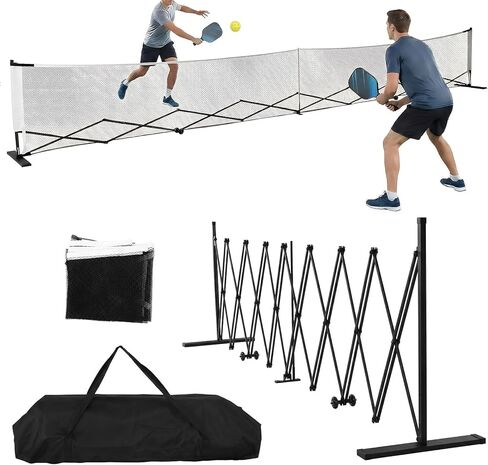 Generic Telescopic Ball Posts with Wheels 22ft Portable Ball Net Frames Aluminum Alloy Steady Metal Frame for Indoor & Outdoor Courts in Saudi Arabia