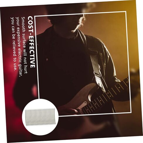 Totority 24pcs Essential Guitar Accessories Fret Wires and Smooth for Electric Guitars Made of Cupronickel in Saudi Arabia
