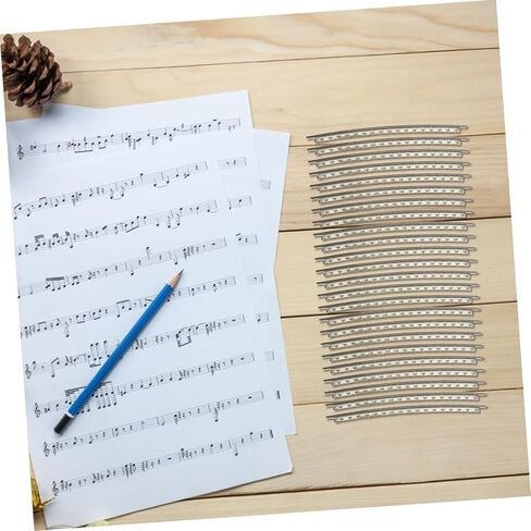 Totority 24pcs Essential Guitar Accessories Fret Wires and Smooth for Electric Guitars Made of Cupronickel in Saudi Arabia