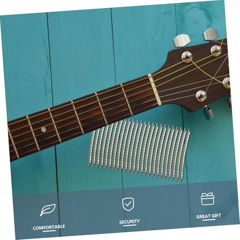 Totority 24pcs Essential Guitar Accessories Fret Wires and Smooth for Electric Guitars Made of Cupronickel in Saudi Arabia