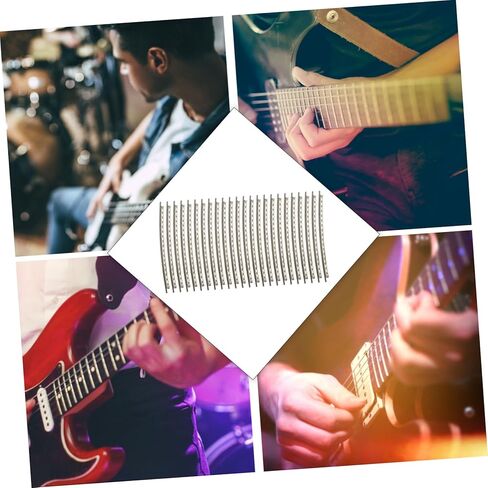 Totority 24pcs Essential Guitar Accessories Fret Wires and Smooth for Electric Guitars Made of Cupronickel in Saudi Arabia