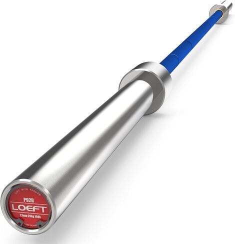 Professional Deadlift Bar, 92in 27MM Deadlift Barbell for Powerlifting, Barbell for 45lb 1500 lbs Weight Capacity 190K PSI, Enhanced Flex Weight Bar Fit 2" Weights in Saudi Arabia