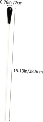 BESPORTBLE 2pcs Colorful Resin Conducting for Orchestra Concerts Portable Music Accessory Simple Style Conduct Stick for Conductors in Saudi Arabia
