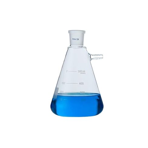 1PCS 50ml to 2000ml Glass Vacuum Grinding Mouth Filtration Suction Flask Laboratory Filter Bottle(100ml caliber19) in Saudi Arabia