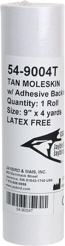 Jaybird & Mais Moleskin Roll Adhesive-Backed, 9 in. x 12 ft. (Tan) in Saudi Arabia