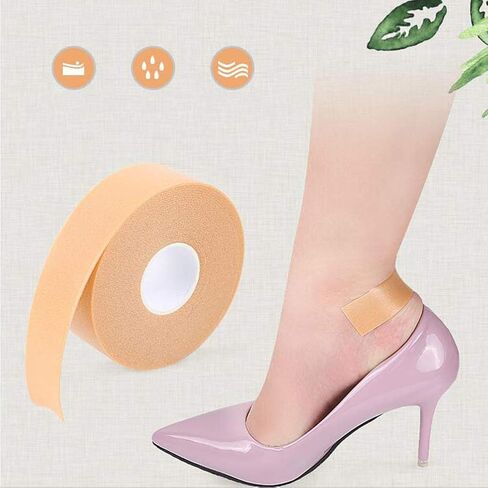 Ciieeo 3rolls Multifunctional Foot Care Tape of - Heel Stickers for Back Heel Pads for Men Women and Boys and Girls in Saudi Arabia