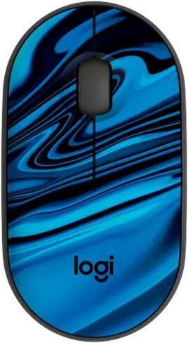 Logitech M340 الماوس اللاسلكي مع مطبوعات محدودة الإصدار ، مستقبل USB والنقرات الصامتة ، الماوس اللاسلكي المحمول للكمبيوتر المحمول ، الكمبيوتر ، النوافذ ، الكروم ، السطح ، باقة الأزهار - البصرية - 32.81 in Kuwait