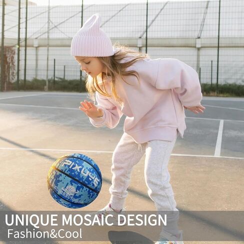 حجم 4 كرة السلة للأطفال خفيفة الوزن وناعمة 25.5 بوصة للأولاد والبنات الذين تتراوح أعمارهم بين 5-8 سنوات، تدريب الشباب في الأماكن المغلقة في الهواء الطلق على حمام السباحة، هدايا عيد الميلاد in Kuwait