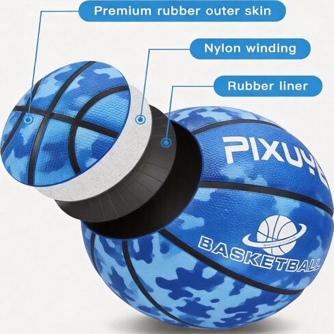 حجم 4 كرة السلة للأطفال خفيفة الوزن وناعمة 25.5 بوصة للأولاد والبنات الذين تتراوح أعمارهم بين 5-8 سنوات، تدريب الشباب في الأماكن المغلقة في الهواء الطلق على حمام السباحة، هدايا عيد الميلاد in Kuwait